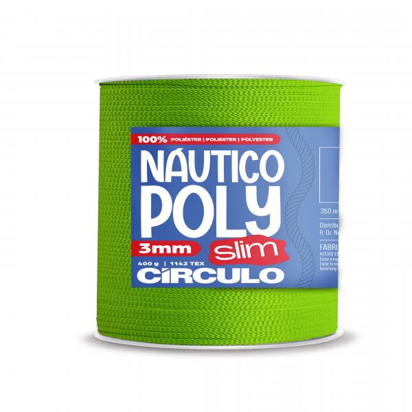 FIO NAUTICO POLY SLIM 3MM - COR 5806 LIMONADA